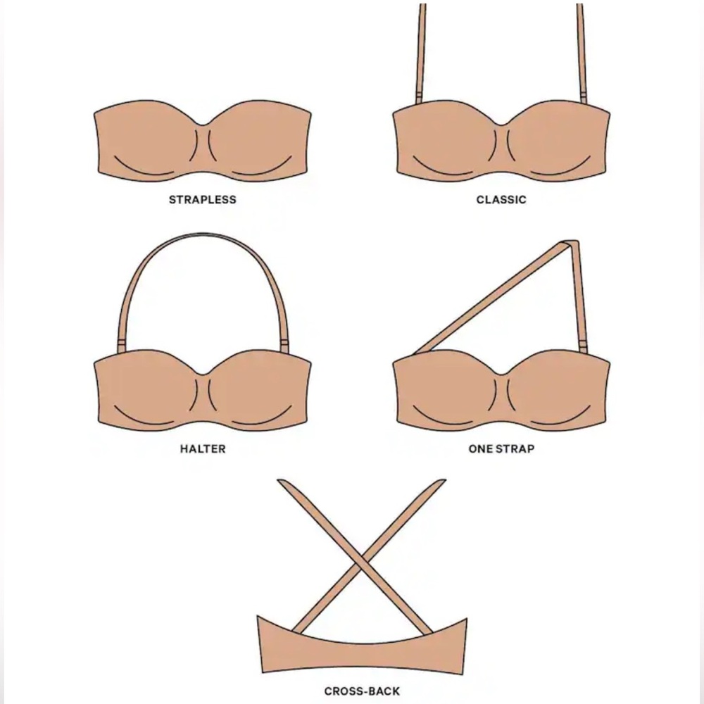 PINK Victoria’s Secret Wear Everywhere Multiway Strapless Push Up Bra *Size 36D - Picture 11 of 16